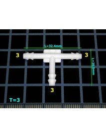 Тройник 3mm - T=3