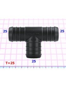 Тройник 25mm - T=25