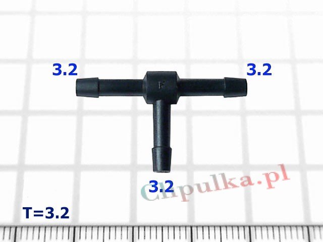 Тройник 3.2mm - T=3.2