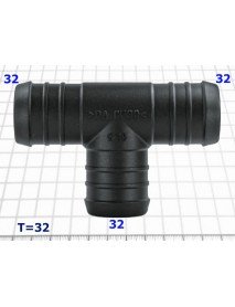Тройник 32mm - T=32