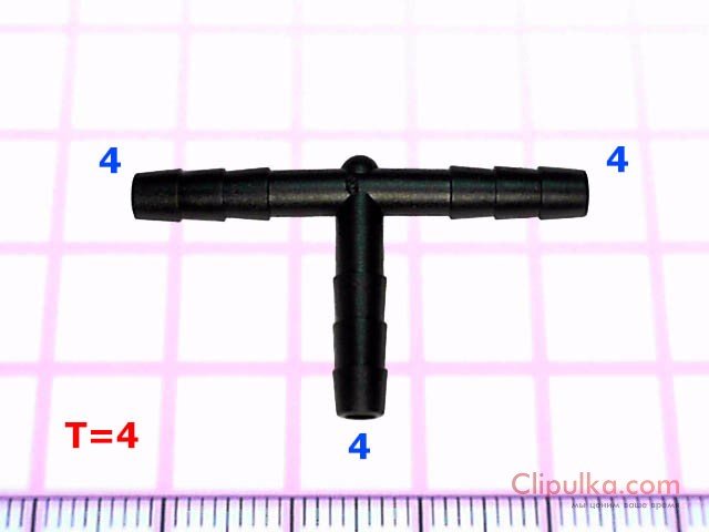 Connector Tee 4mm - T=4
