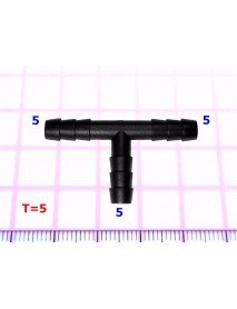Connector Tee 5mm - T=5