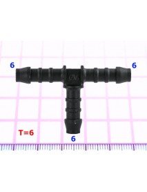 Тройник 6mm - T=6