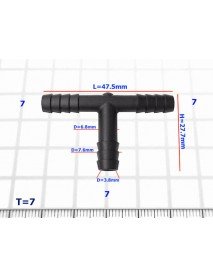 Тройник 7mm - T=7