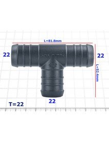 Тройник 22mm - T=22