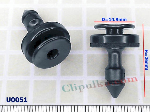 Clips fastening Interior trim JAGUAR - U0051