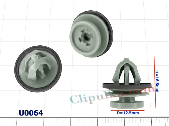 Пистоны крепления  бокового молдинга Land Rover New Defender - U0064