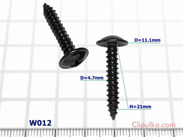 Screw D=4.7mm - W012