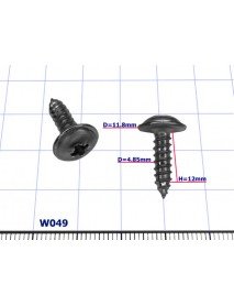 Wkręt montażowy D=4.85mm - W049