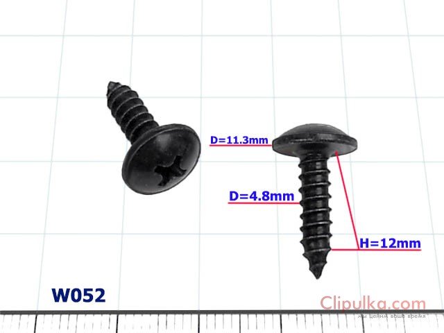 Screw D=4.8mm - W052
