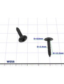 Wkręt montażowy D=3.4mm - W056