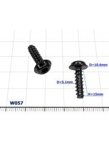 Wkręt montażowy Torx D=5.1mm - W057