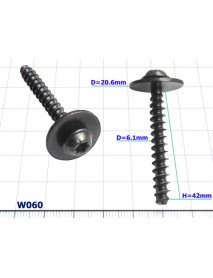 Wkręt montażowy D=6.1mm (Torx)  - W060