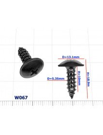 Wkręt D=5.35mm - W067