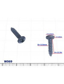 Wkręt montażowy D=3.5mm - W069