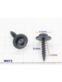 Wkręt montażowy D=5.0mm Torx - W073