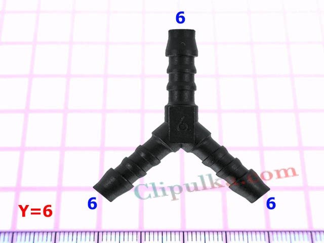 Соеденитель 6mm - Y=6