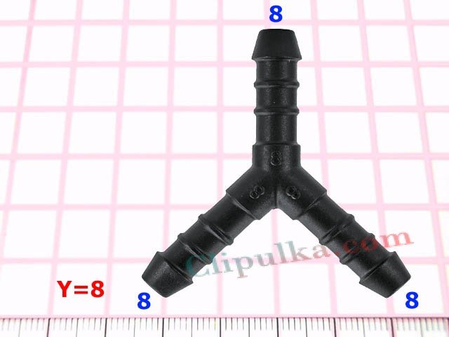 Соеденитель 8mm - Y=8