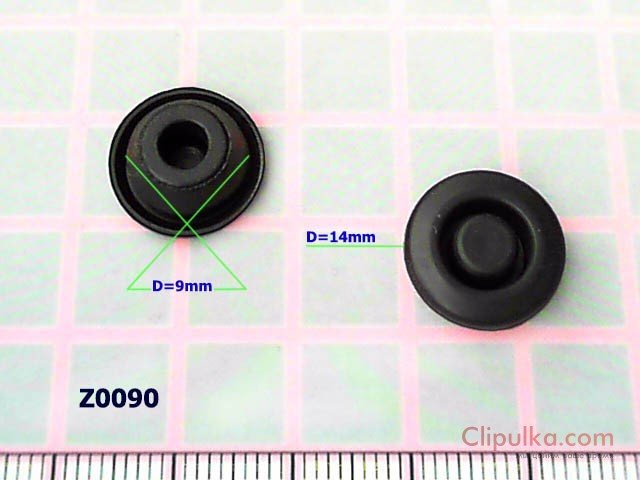 Заглушка резиновая D=9mm Hyundai - Z0090