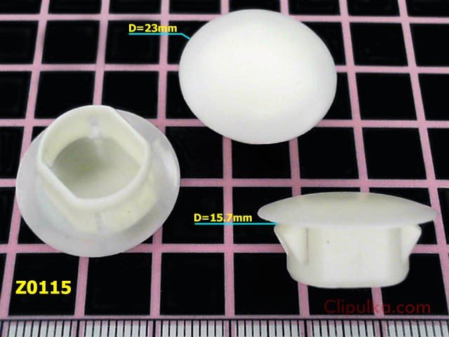 Zaślepka plastikowa D=15.7mm - Z0115