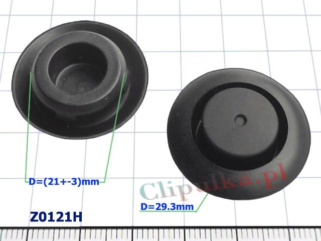 Rubber plug D=(21+- 3)mm Honda - Z0121H