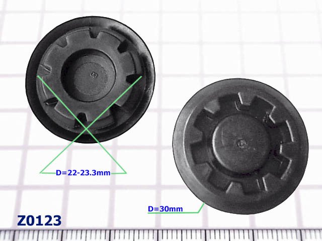 Заглушка пластиковая D=(22-23)mm Chery - Z0123