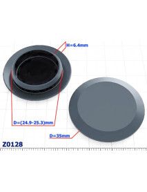 Plastic plug D=25mm - Z0128