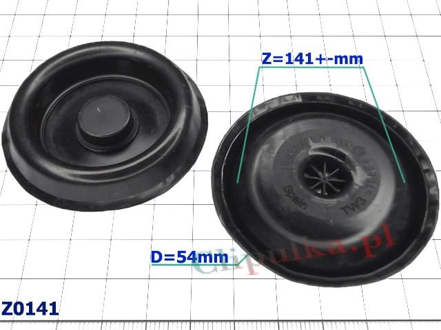 Body plug D=41+-mm Volkswagen - Z0141